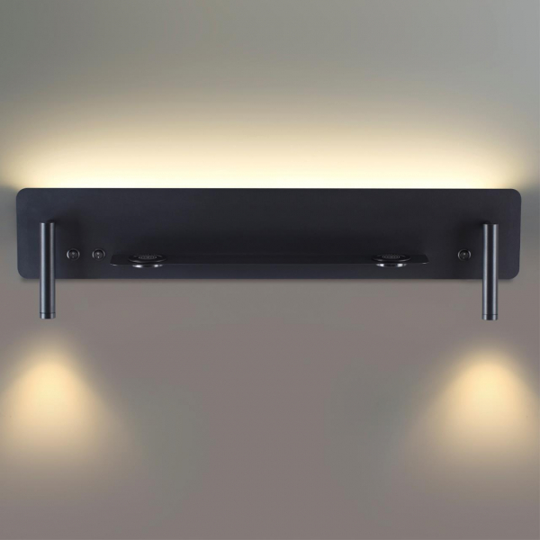 5683/17WL LEDIO LN23 057 чёрный Настенный светильник LED 17W 3000K 950Лм 220V COSI, изображение 6