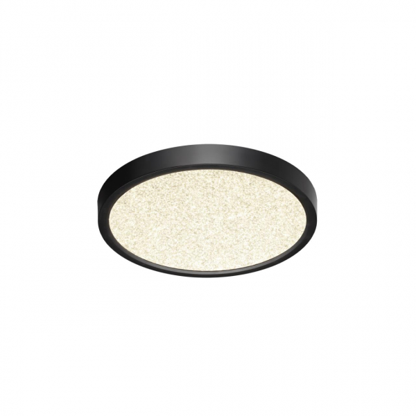 7662/18L MITRA LED SN 56 Светильник пластик/белый/черный LED 18Вт 3000/4000K D230 IP40 OMEGA BLACK, изображение 2