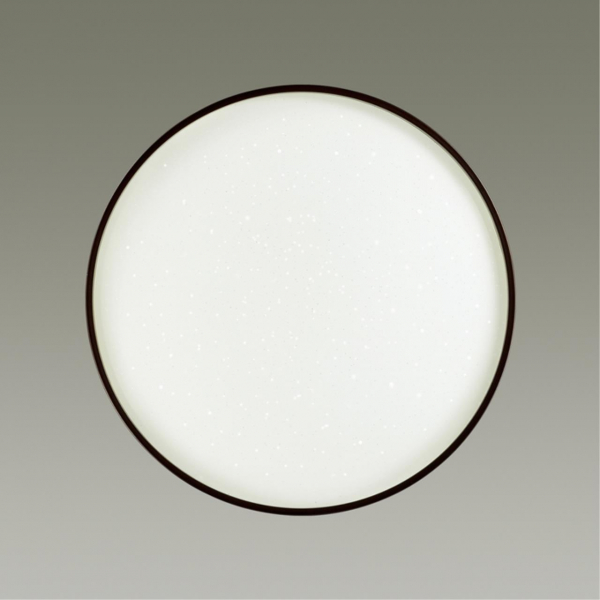2075/DL PALE SN 076 Светильник пластик/белый/коричневый LED 48Вт 3000-6300K D390 IP43 пульт ДУ GETA COFFEE, изображение 4