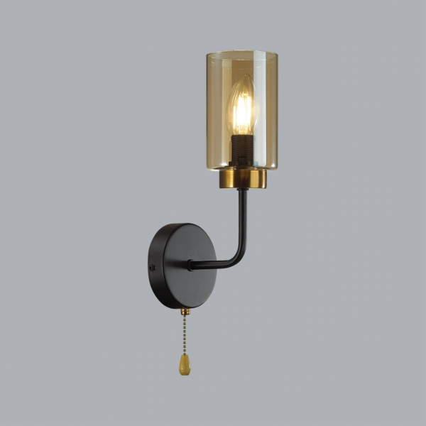 5640/1W COMFI LN23 233 чёрный, бронза Бра E14 1*40W 220V DALLIN, изображение 2