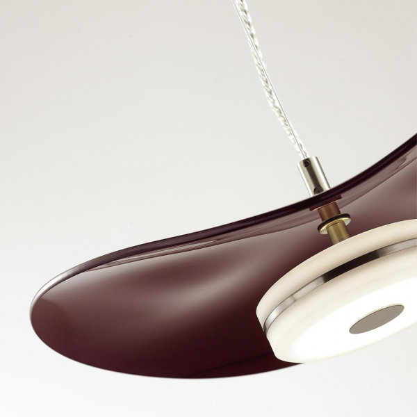 4857/10LA L-VISION ODL_EX21 65 никель/черничный/стекло Подвес LED 1*10W 3500K FLUENT, изображение 6