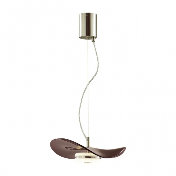 4857/10LA L-VISION ODL_EX21 65 никель/черничный/стекло Подвес LED 1*10W 3500K FLUENT, изображение 2