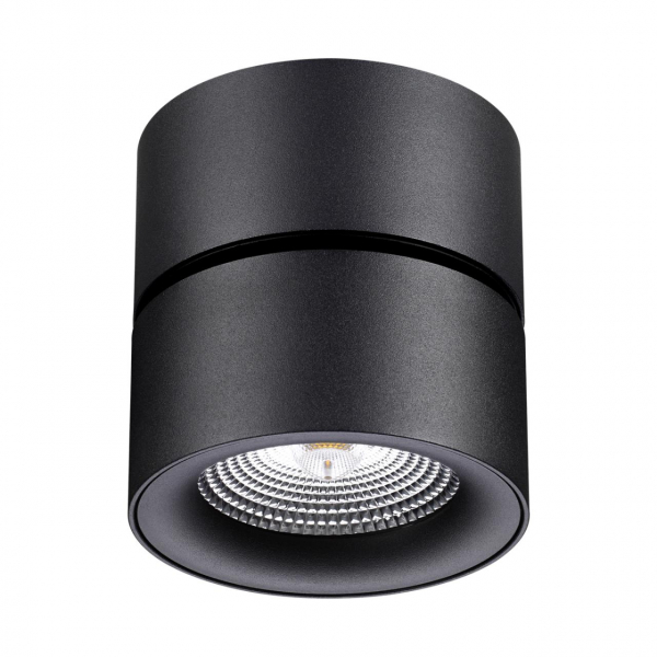 358781 OVER NT21 221 черный Светильник накладной светодиодный IP20 LED 25W 4000K 2200Лм 100-265V GRODA, изображение 5