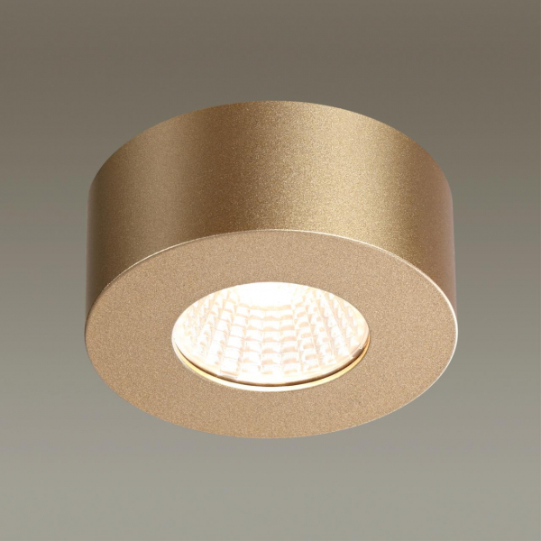 4284/7CL HIGHTECH ODL22 279 золотистый/металл Потолочный светильник IP20 LED 7W 781Лм 3000K BENE, изображение 3
