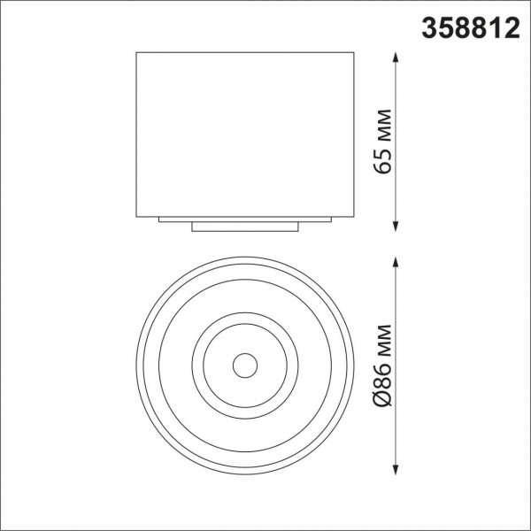 Софит 358812 GESSO LED 9W 4000K, изображение 8
