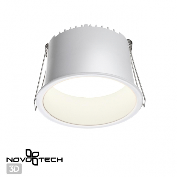 359236 SPOT NT23 282 белый Светильник встраиваемый светодиодный IP20 LED 12W 220V 840Лм 3000К TRAN, изображение 5