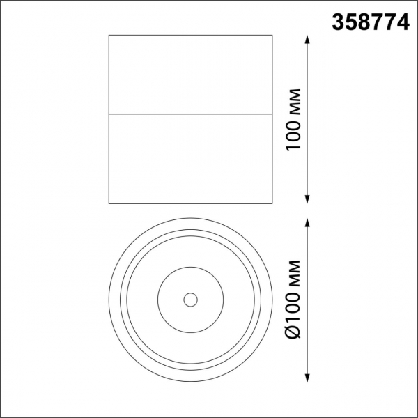 Софит 358774 GRODA LED 15W 4000K, изображение 7