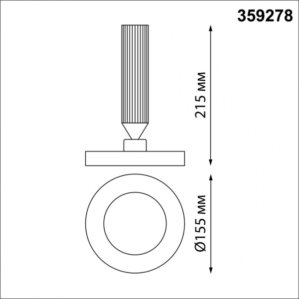 359278 OVER NT23 192 белый Светильник накладной светодиодный IP20 LED 18W 85-265V 1350Лм 3000К MIRROR, изображение 11