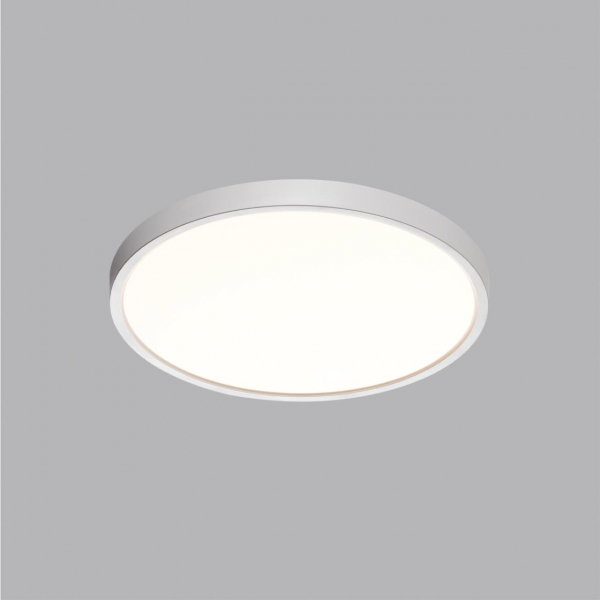 7659/24L MITRA LED SN 52 Светильник пластик/белый LED 24Вт 3000/4000K D300 IP40 ALFA WHITE, изображение 3