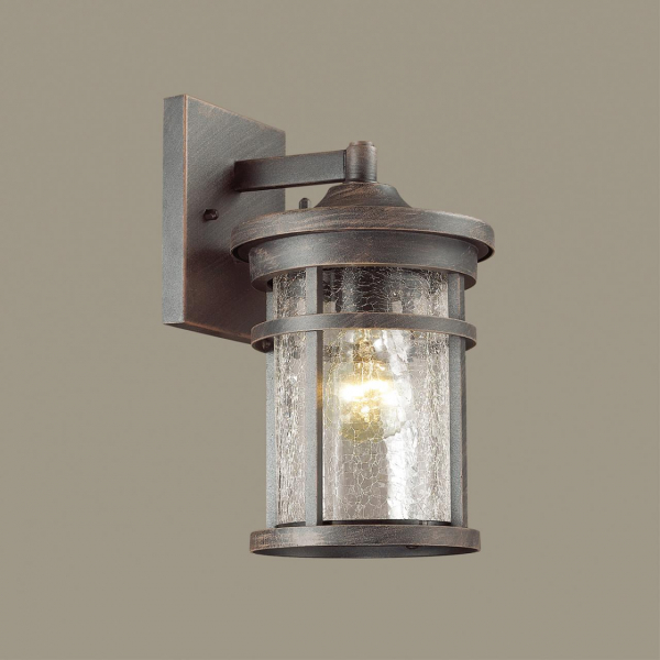 4044/1W NATURE ODL18 657 коричневый/патина Уличный настенный светильник IP44 E27 60W 220V VIRTA, изображение 3