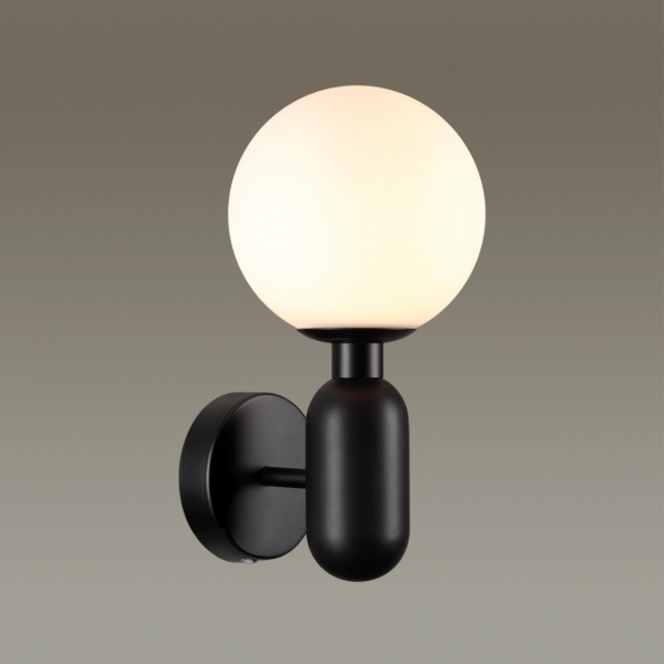 4668/1W PENDANT ODL22 347 черный/стекло Бра G9 1*40W OKIA, изображение 3