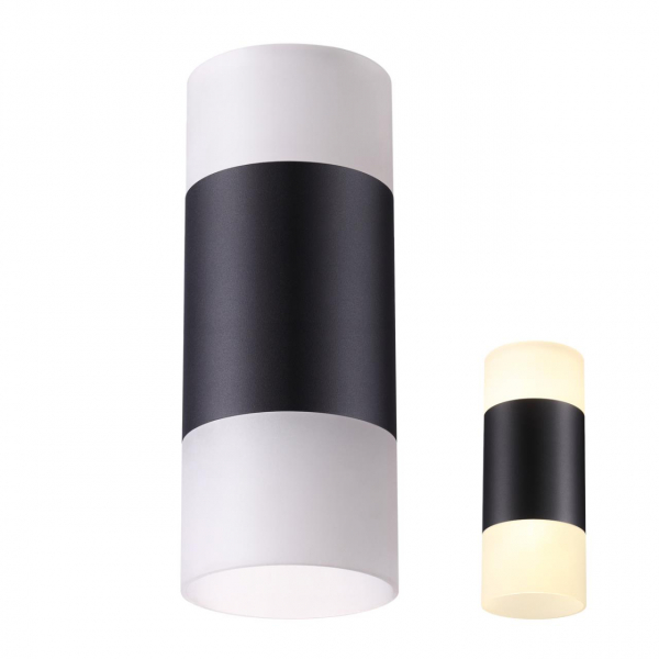 Софит 358319 ELINA черный LED 7+3W 4000K
