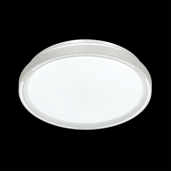 3028/EL COLOR SN 176 Светильник пластик/бел LED 72Вт 3000-6500K D490 IP43 пульт ДУ/RGB/LampSmart SLOT, изображение 3