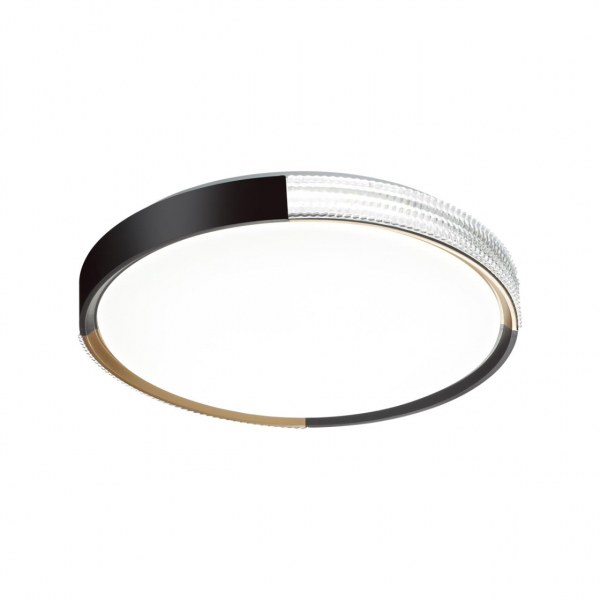 7629/EL PALE SN 134 Светильник пластик/черный/золотистый LED 72Вт 3000-6300K D490 IP43 пульт ДУ VELIO, изображение 3