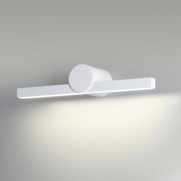 6624/8WL HIGHTECH ODL24 601 белый/металл/акрил Настенный светильник IP54 LED 8W 4000K 220V ABRI, изображение 3