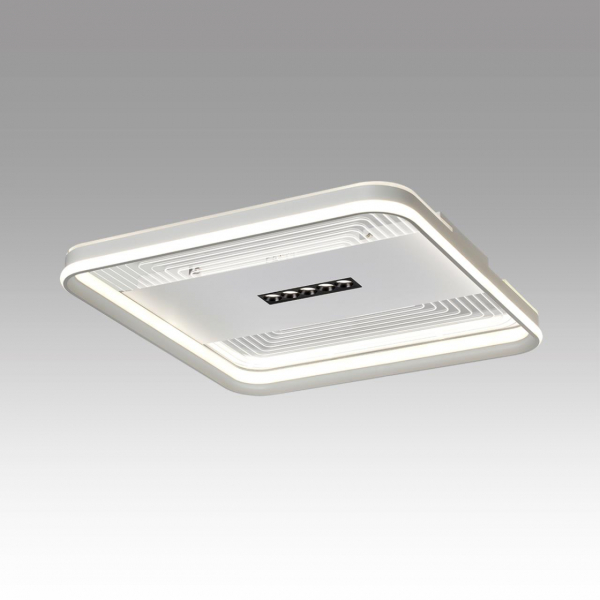 7664/110LS MITRA LED SN 62 Светильник пластик/белый LED 110Вт 3000-4000-6000K 480х480 IP20 пульт ДУ SOLAR, изображение 4