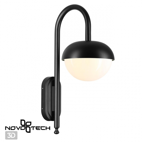 370955 STREET NT23 357 черный Светильник ландшафтный IP54 E27 max 40W 220-240V ACORN, изображение 3