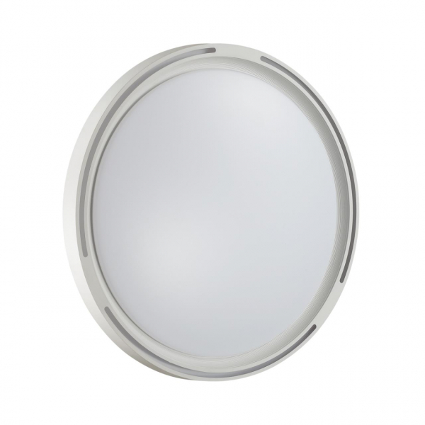 3028/EL COLOR SN 176 Светильник пластик/бел LED 72Вт 3000-6500K D490 IP43 пульт ДУ/RGB/LampSmart SLOT