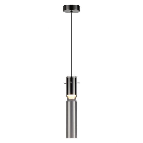 5058/5L PENDANT ODL24 323 черный/дымчатый/металл/стекло Подвес LED 5W 3000K SCROW, изображение 2