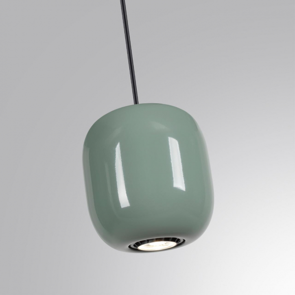 5053/1C PENDANT ODL24 311 черный/зеленый/металл Подвес GU10 LED 4W OVALI, изображение 4