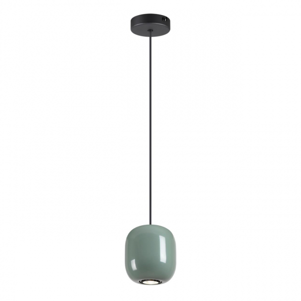 5053/1C PENDANT ODL24 311 черный/зеленый/металл Подвес GU10 LED 4W OVALI, изображение 2