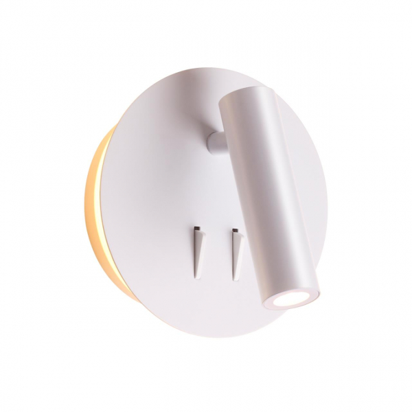3912/9WL HIGHTECH ODL20 291 бел/металл Наст-й свет-к с лампой д/чтения с выкл LED 9W 3000K 220V BEAM, изображение 2