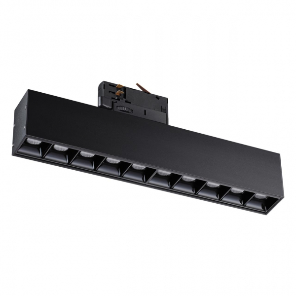 358861 PORT NT22 143 черный Светильник трехфазный трековый светодиодный IP20 LED 4000K 16W 220V ITER, изображение 3
