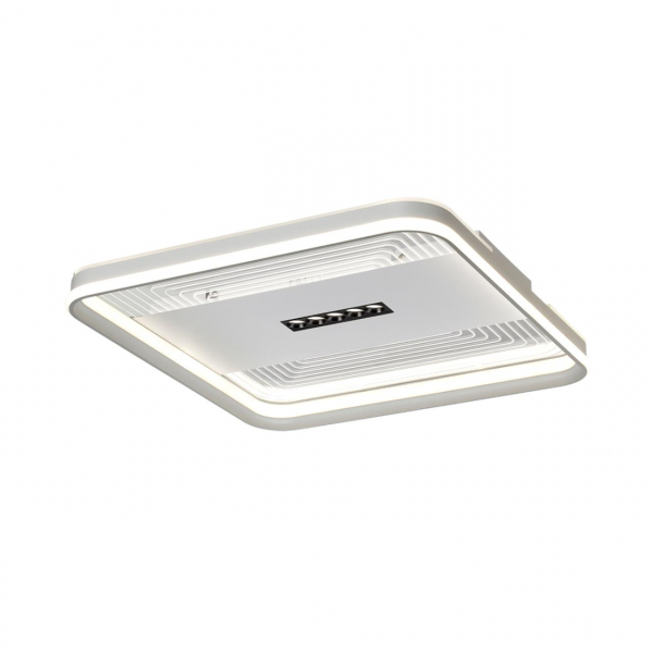 7664/110LS MITRA LED SN 62 Светильник пластик/белый LED 110Вт 3000-4000-6000K 480х480 IP20 пульт ДУ SOLAR, изображение 3