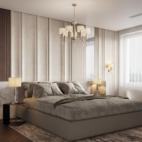 Люстра 5403/5 латунь 5*Е14, изображение 5