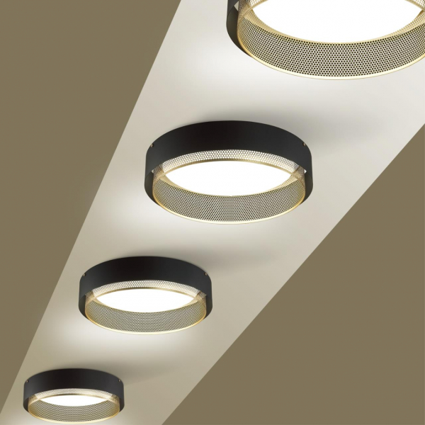 7692/80L AVRA LED SN 30 Светильник металл/акрил/белый/черный/шампань LED 80Вт 3000-6000K D610 IP20 пульт ДУ ANTEY, изображение 5