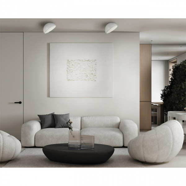 7657/11L MITRA LED SN 50 Светильник пластик/белый LED 11Вт 4000K D200 IP20 PLUTO WHITE, изображение 4