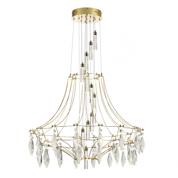 7000/51L CLASSIC ODL_EX25 Люстра золото/металл/хрусталь IP20 LED 51W 4000K FLAMENCO, изображение 2