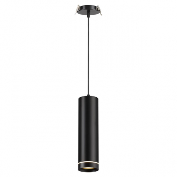 357691 SPOT NT18 306 черный Встраиваемый светильник IP20 LED 3000K 12W 160-265V ARUM