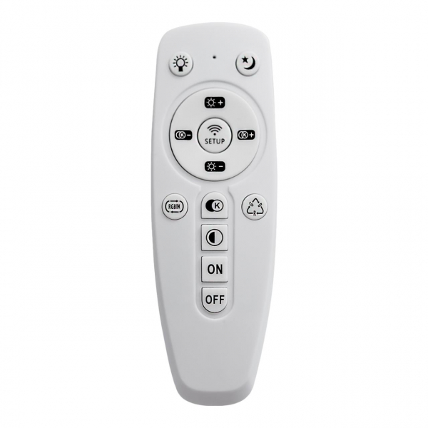 3028/EL COLOR SN 176 Светильник пластик/бел LED 72Вт 3000-6500K D490 IP43 пульт ДУ/RGB/LampSmart SLOT, изображение 2