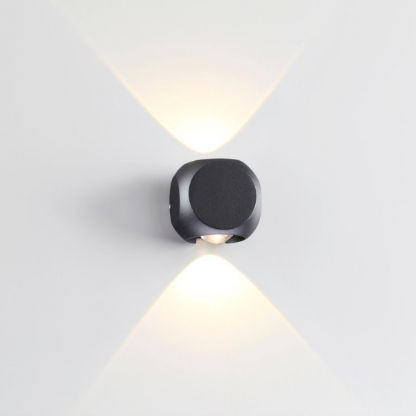 4222/4WL HIGHTECH ODL21 261 черн/металл Настенный светильник IP54 LED 4W 350Лм 3200K MIKO, изображение 2