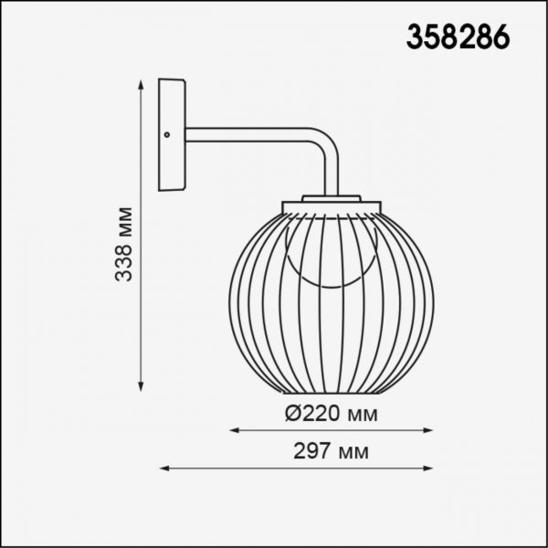 358286 STREET NT19 365 темно-серый Ландшафтный настен.светильник IP65 LED 4000K 7W 220-240V CARRELLO, изображение 5