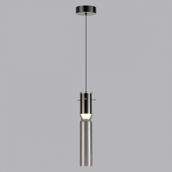 5058/5L PENDANT ODL24 323 черный/дымчатый/металл/стекло Подвес LED 5W 3000K SCROW, изображение 3