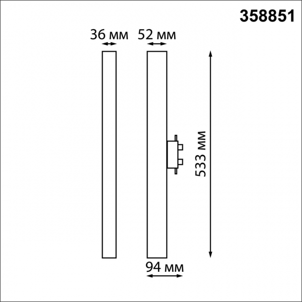 358851 PORT NT22 114 черный Светильник трековый однофазный трехжильный IP20 LED 4000K 30W 220V ITER, изображение 4