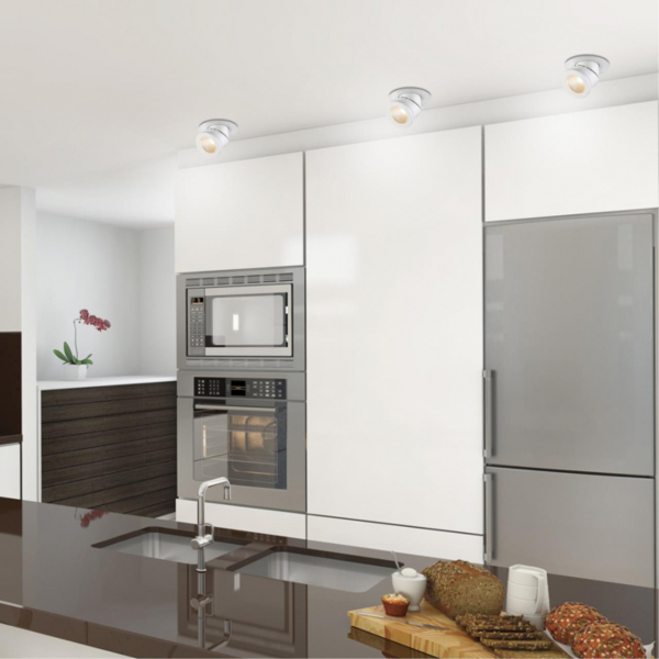 357872 SPOT NT18 090 белый Встраиваемый светильник IP20 LED 3000К 25W 220-240V PROMETA, изображение 2