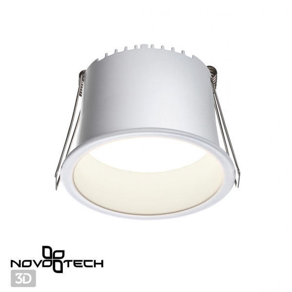 359234 SPOT NT23 282 белый Светильник встраиваемый светодиодный IP20 LED 9W 220V 540Лм 3000К TRAN, изображение 5