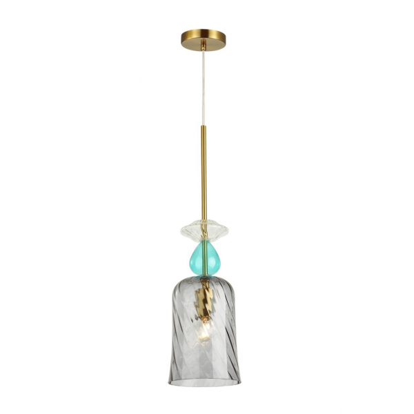4646/1 PENDANT ODL20 342 золотой/коричневый/разноцветный Подвес E27 60W 220V BELLA, изображение 2