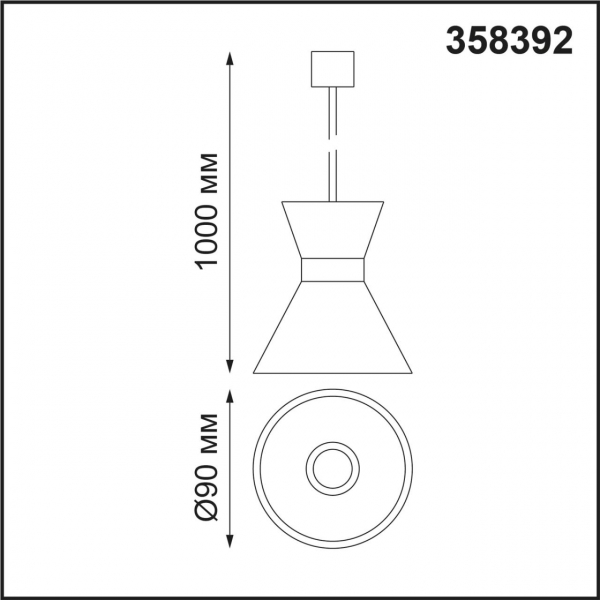 358392 KONST NT20 139 черн/хр Св-к без драйвера для 358367-358376 IP20 LED 4000K 10W 220-240V COMPO, изображение 6