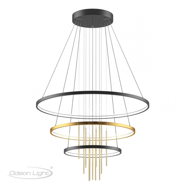 3901/99L L-VISION ODL20 247 золотистый/стекло/металл Подвесной светильник LED 4000K 113W 220V MONICA, изображение 7