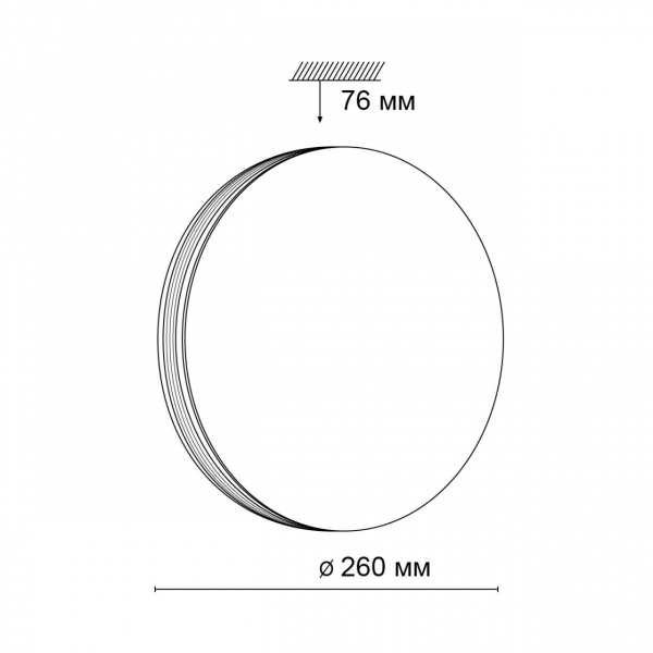 3055/AL PALE SN 016 Светильник пластик/белый/черный LED 18Вт 4000К D260 IP43 LOBIO, изображение 4