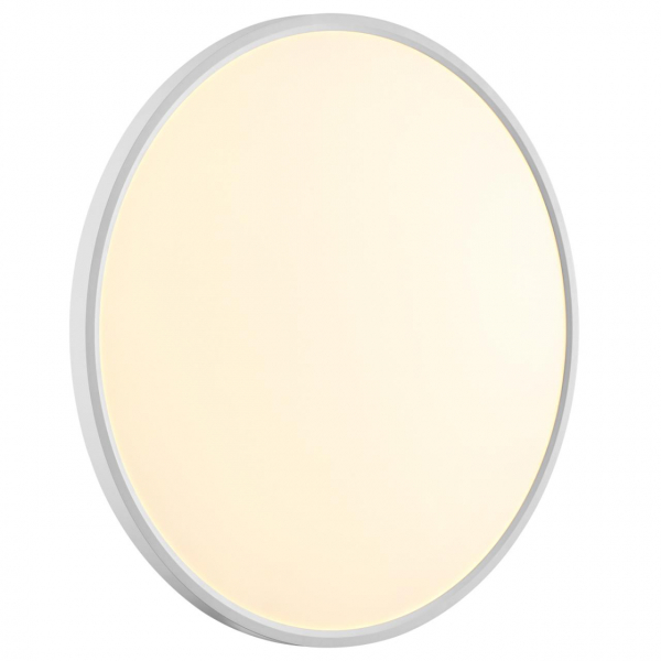 7659/48L MITRA LED SN 52 Светильник пластик/белый LED 48Вт 3000/4000K D600 IP40 ALFA WHITE, изображение 4