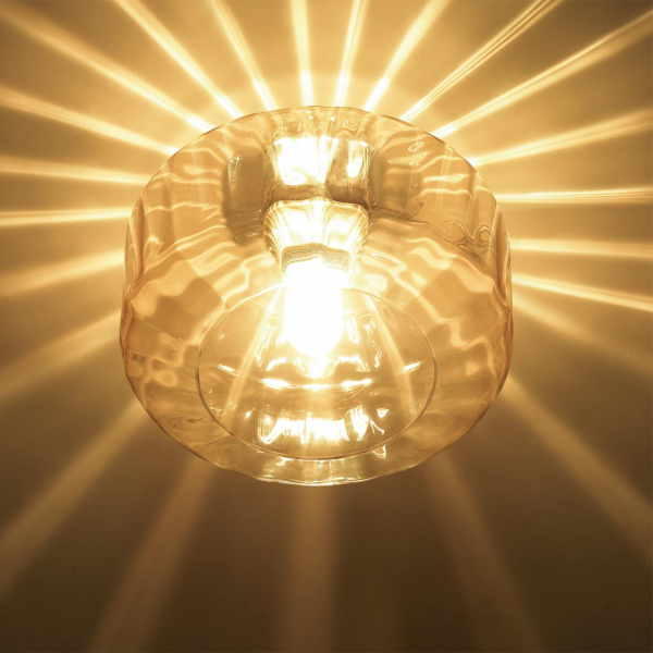 4747/1C PENDANT ODL21 365 янтарный/бронзовый Светильник потолочный E27 1*60W BINGA, изображение 4