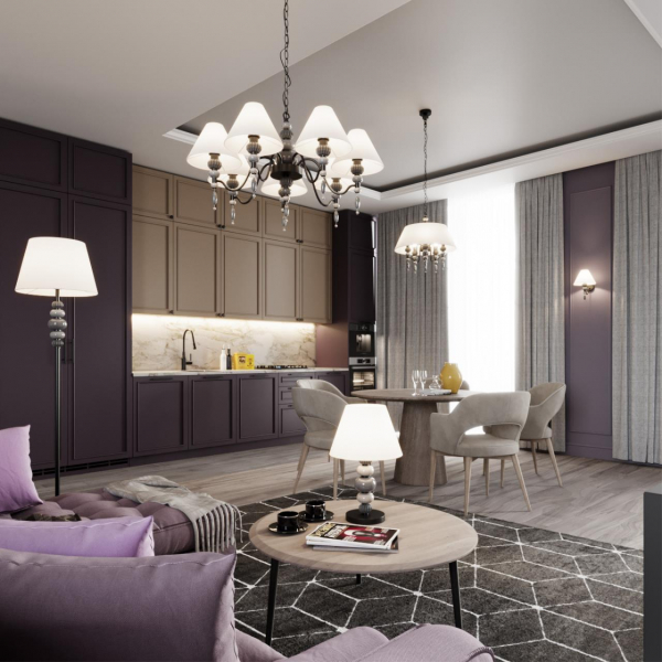Люстра 4896/5A SOCHI черн 5*Е14, изображение 4