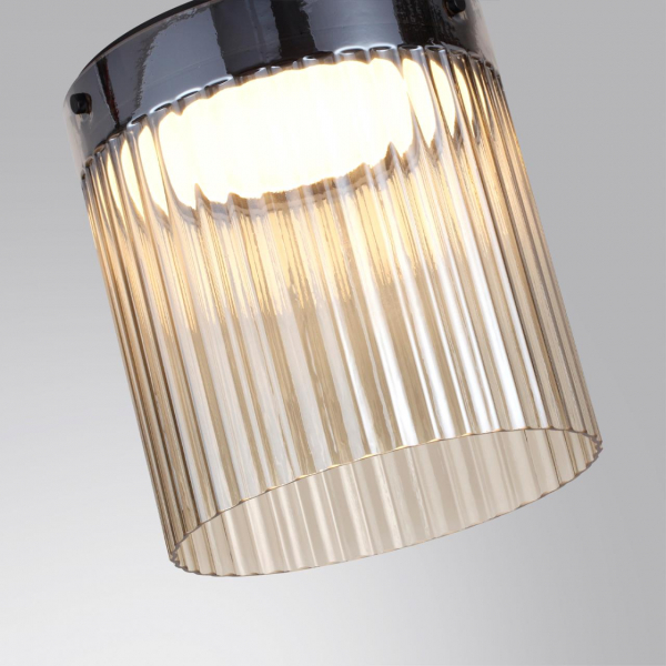 5047/20LC L-VISION ODL24 303 черный/светл.янтарный/металл/стекло Потолочный светильник LED 20W 4000К 2238Лм PILLARI, изображение 4