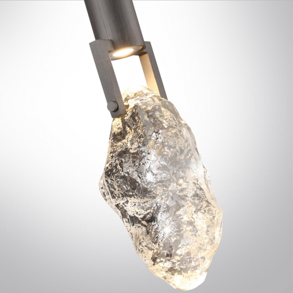 6695/5WL MIDCENT ODL24 Настенный светильник брашир. черный/металл/стекло IP20 LED 5W 200Лм 3000K LIA, изображение 4