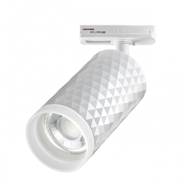 370848 PORT NT22 094 белый Светильник трековый однофазный двухжильный IP20 GU10 9W 220V BRILL, изображение 3